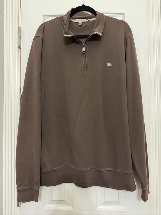 Burberry Other - Burberry Men’s Brown Zip-Neck pullover